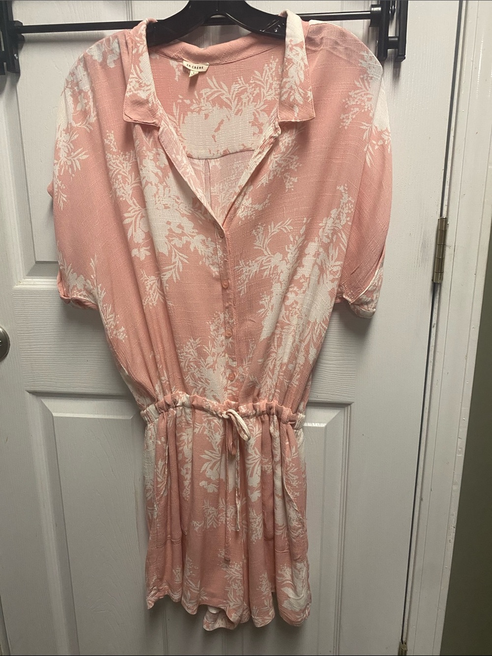 En Crème short romper
